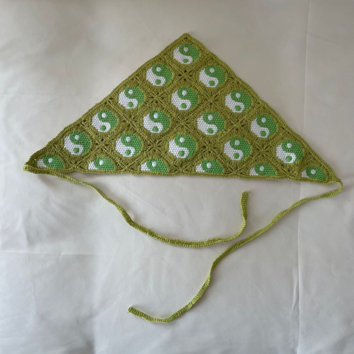 Handmade Crochet Bandana – Boho Floral Triangle Headscarf, 11 Styles, Cute Summer Hair Accessory - Image 19