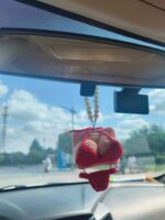 Crochet Bikini Keychain – Mini Swimsuit Bag Charm & Car Hanging Ornament