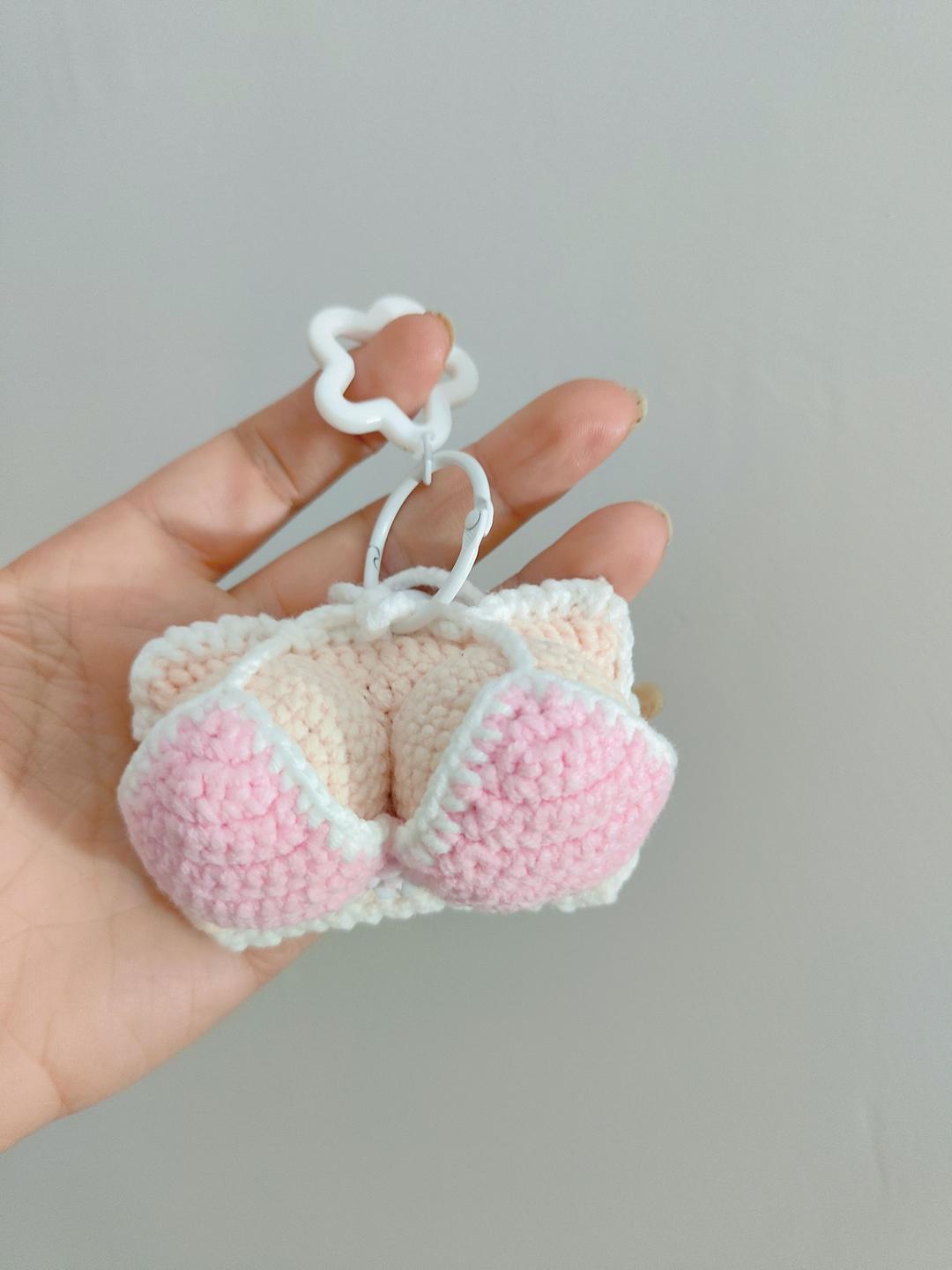 Crochet Bikini Keychain – Mini Swimsuit Bag Charm & Car Hanging Ornament - Image 18