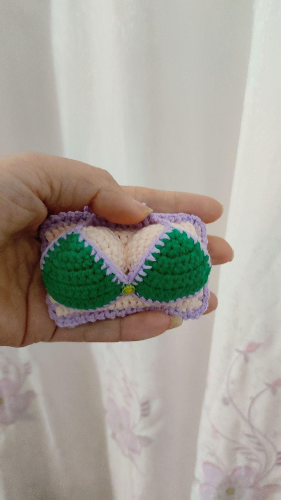 Crochet Bikini Keychain – Mini Swimsuit Bag Charm & Car Hanging Ornament - Image 19