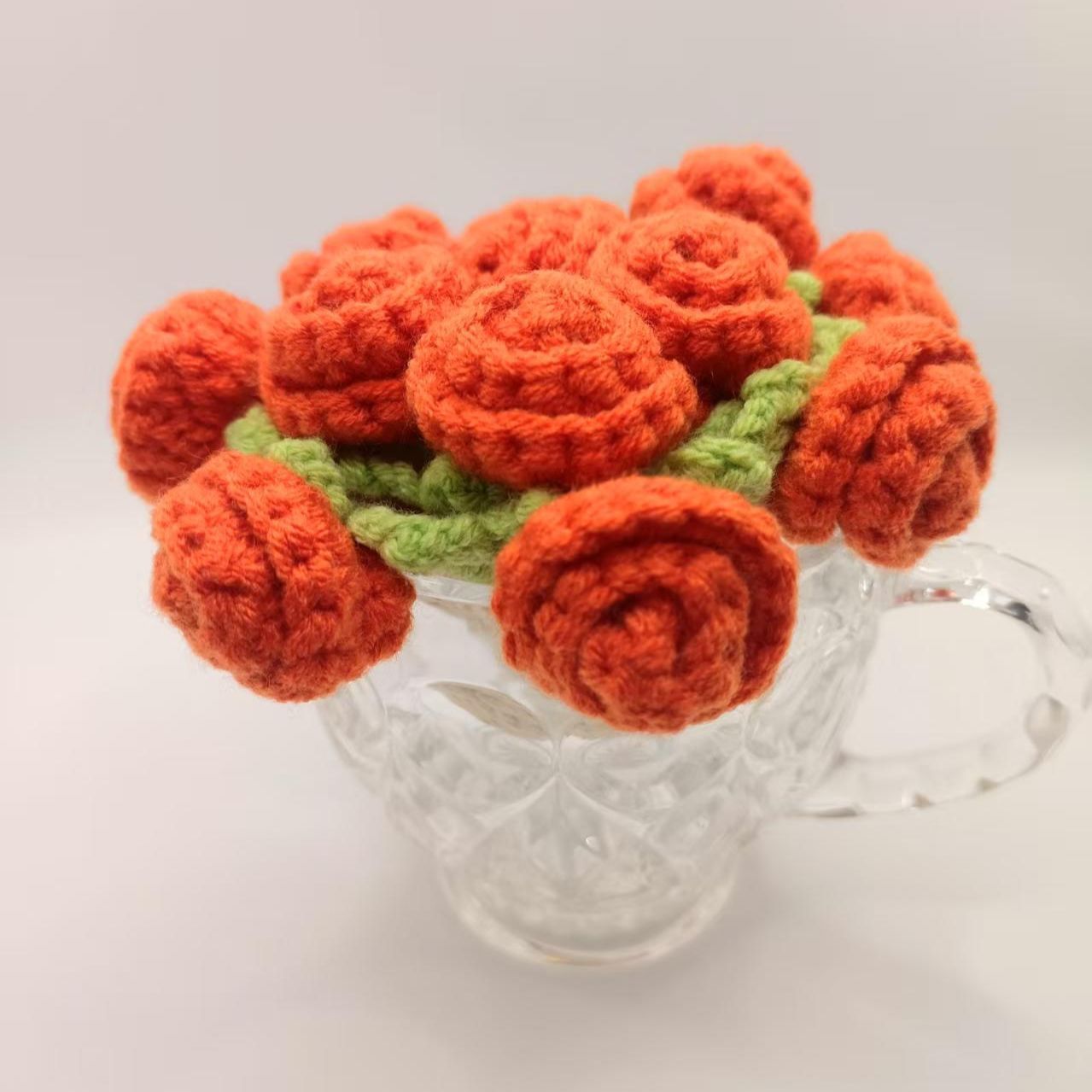 Handmade Crochet Flower Coaster – Cute 3D Rose & Lily Pad Mat with Mini Basket, Cottagecore Tea Cup Holder, Unique Gift for Her, 16 Styles - Image 18