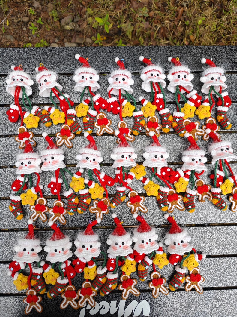 Crochet Ghost Keychain Charm – Buy 2 Get 1 Free! (15cm Body) - Image 25