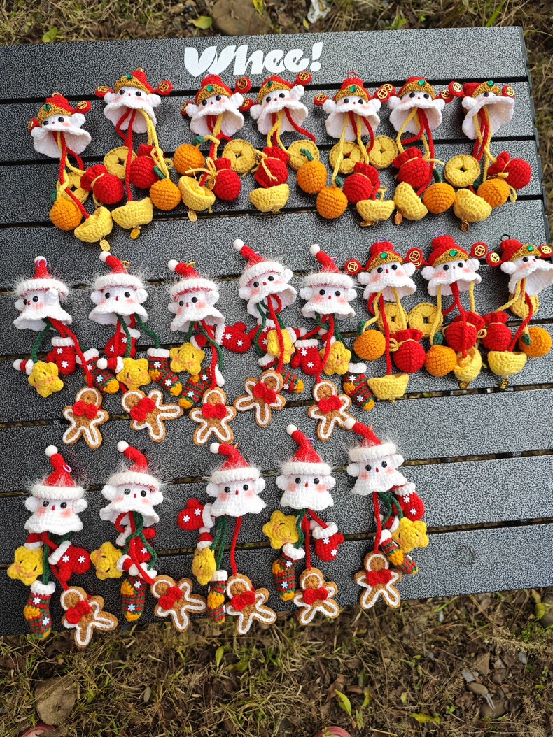 Crochet Ghost Keychain Charm – Buy 2 Get 1 Free! (15cm Body) - Image 26