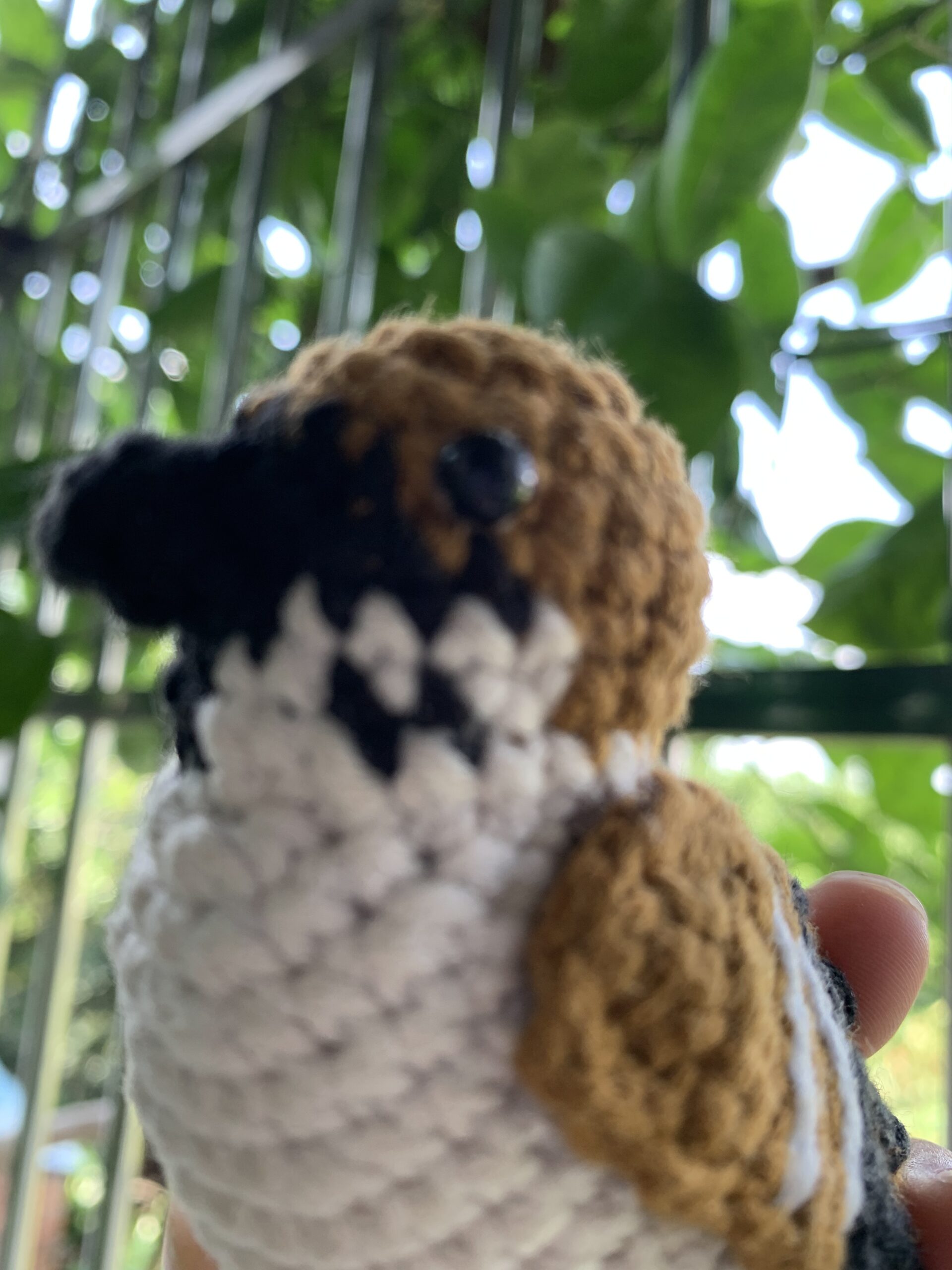 Realistic Crochet Sparrow Figurine, Amigurumi Bird Toy, Nature Lover Desk Decor - Image 11