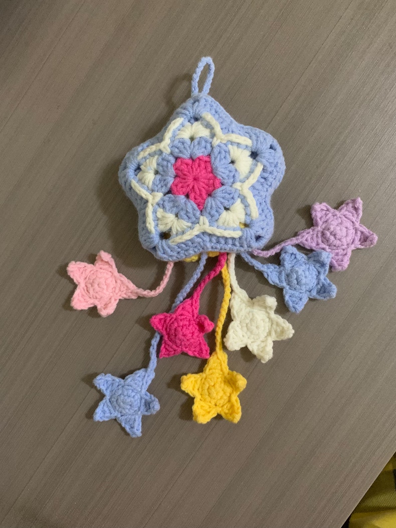 Crochet Water Bottle Bag & Star Charm – Handmade 2-in-1 Tumbler Carrier, Cute Bottle Sleeve Pouch for Bags, 5 Styles Available - Image 11