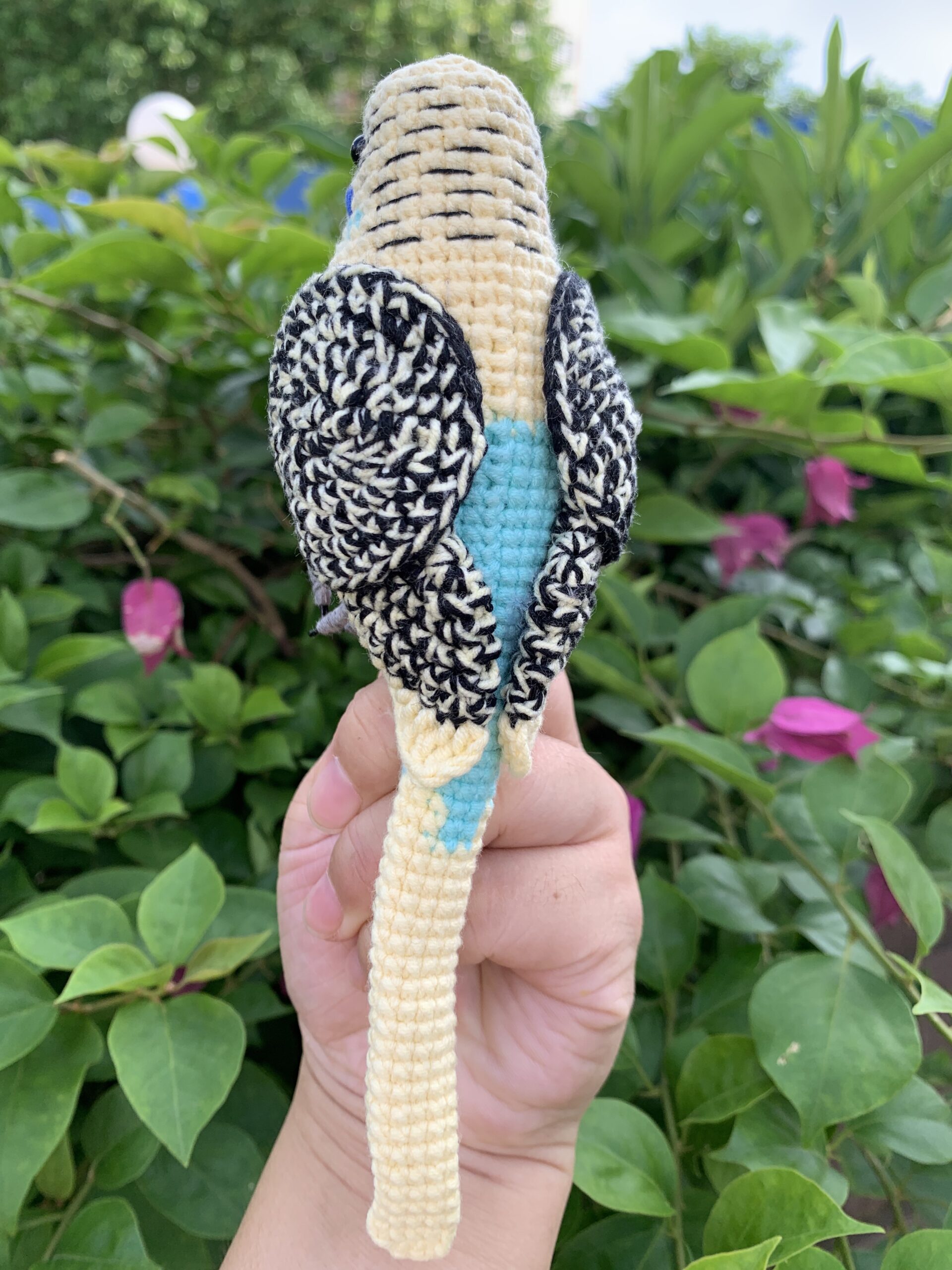 Custom Crocheted Budgie Figurine, Photo Replica Parakeet Sculpture, Bird Lover Keepsake - Image 15