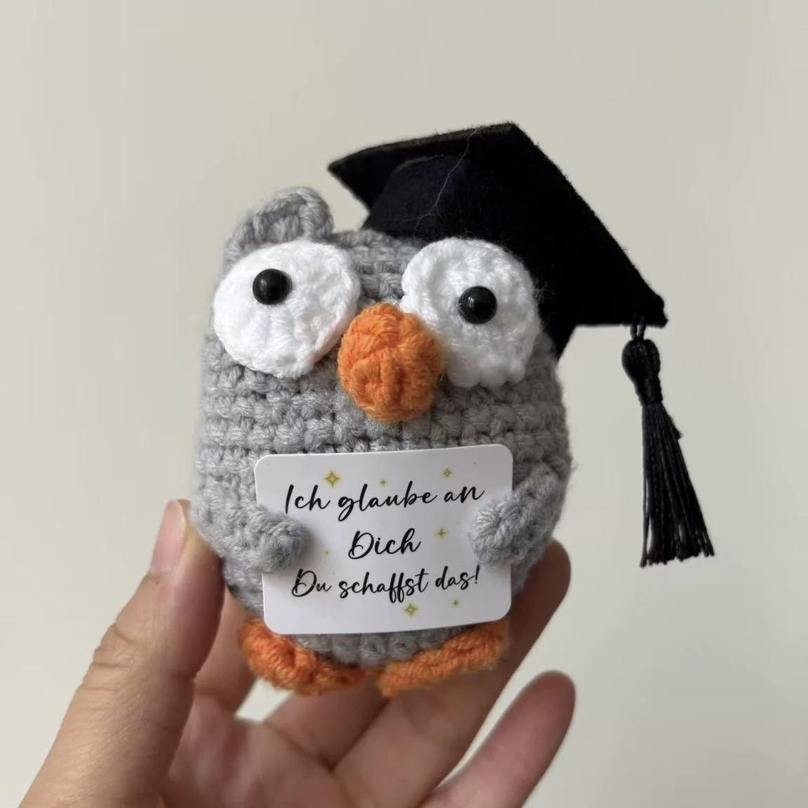 Handmade Crochet Positive Plush – Emotional Support Amigurumi with Pun Card! Bundle Deal: ANY 3 for $27, or ANY 5 for $39! (10 Styles) - Image 10