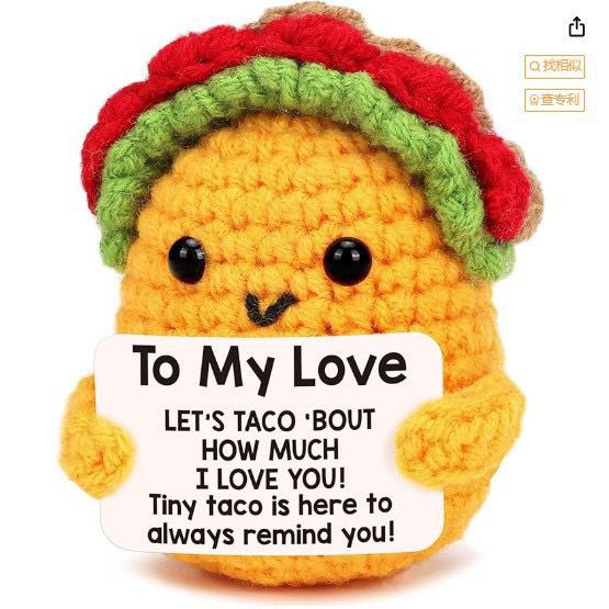 Handmade Crochet Positive Plush – Cute Emotional Support Amigurumi with Funny Pun Card, Desk Buddy & Anxiety Relief Gift, 33 Styles Available - Image 11