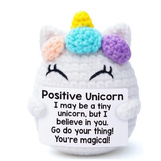 Handmade Crochet Positive Plush – Cute Emotional Support Amigurumi with Funny Pun Card, Desk Buddy & Anxiety Relief Gift, 33 Styles Available - Image 17