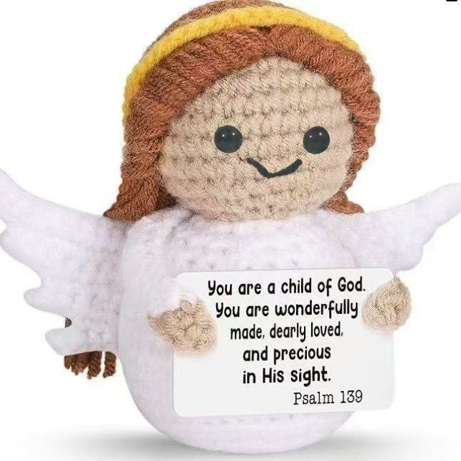 Handmade Crochet Positive Plush – Cute Emotional Support Amigurumi with Funny Pun Card, Desk Buddy & Anxiety Relief Gift, 33 Styles Available - Image 20