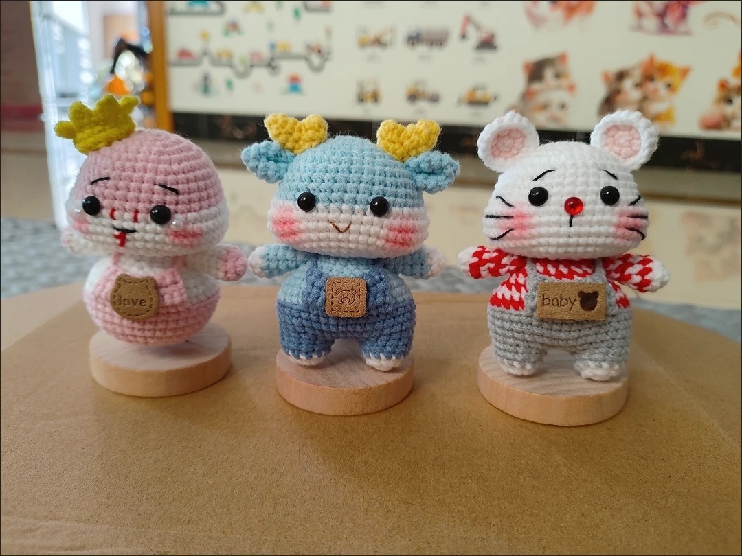 Handmade Crochet Animal Zodiac Collection | 12 Chinese Zodiac Plush Keychains - Image 9