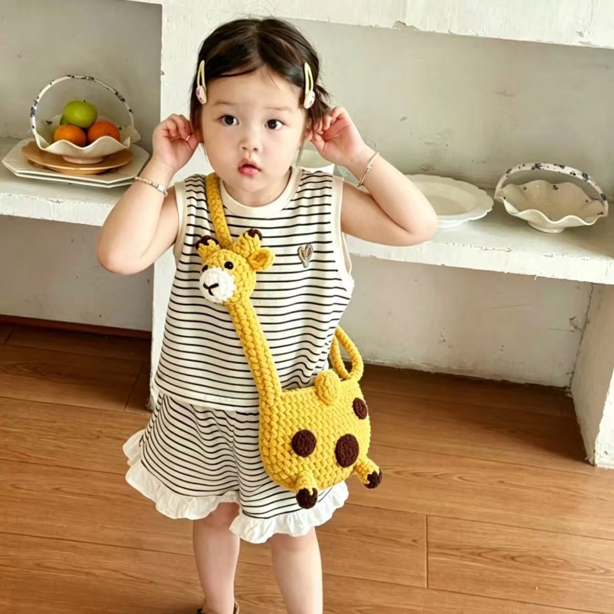 Handmade Crochet Dinosaur Crossbody Bag | Adorable Knit Animal Purse | Fun Kids & Adult Shoulder Bag - Image 2