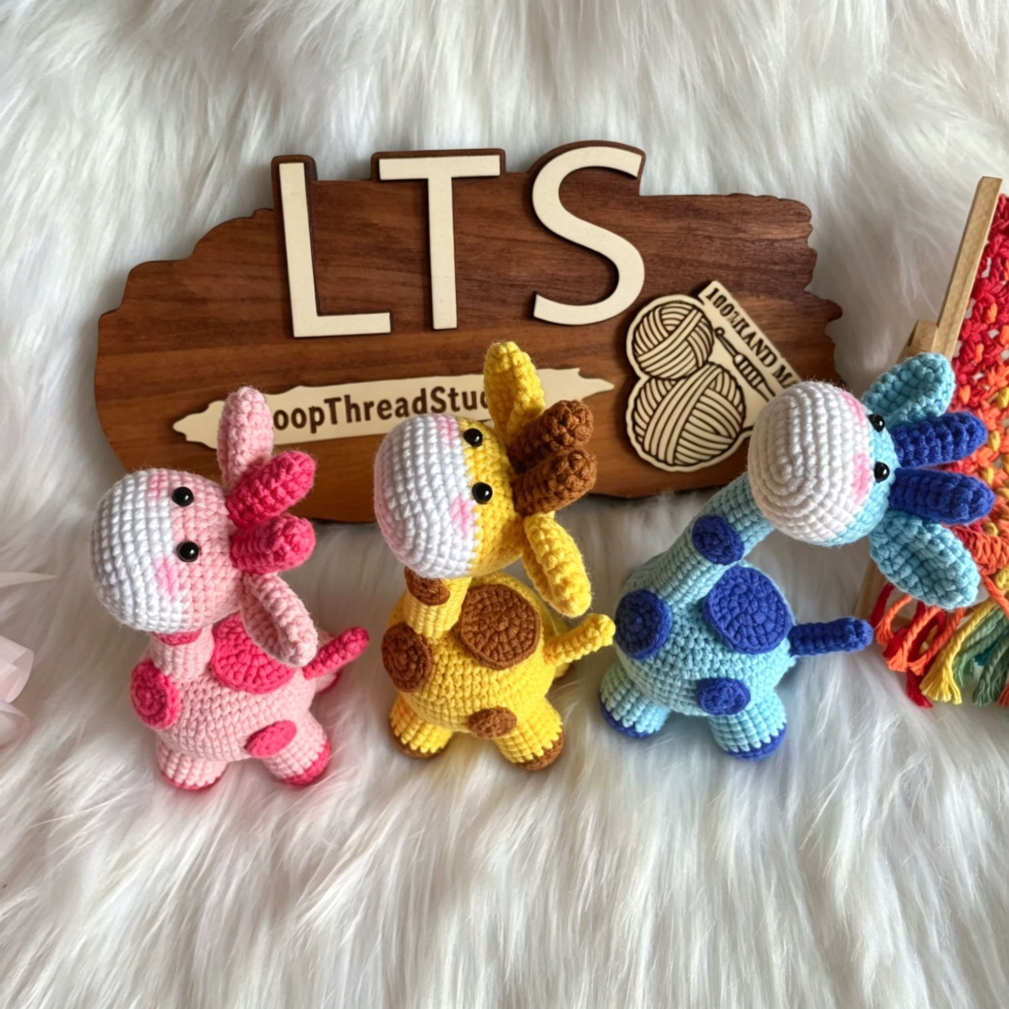 Adorable Crochet Giraffe Keychain Just For You! - Image 3