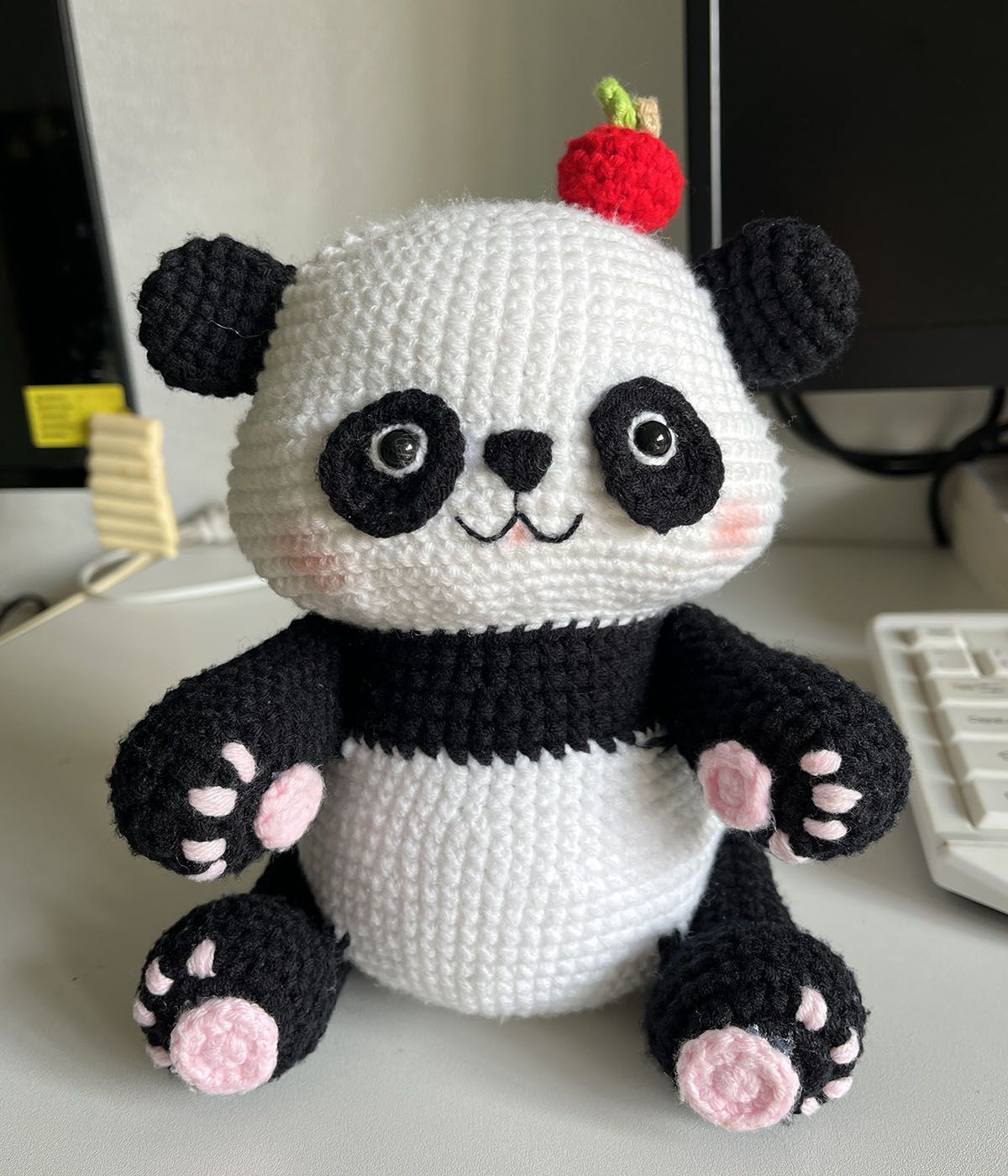 Cute Handmade Crochet Panda
