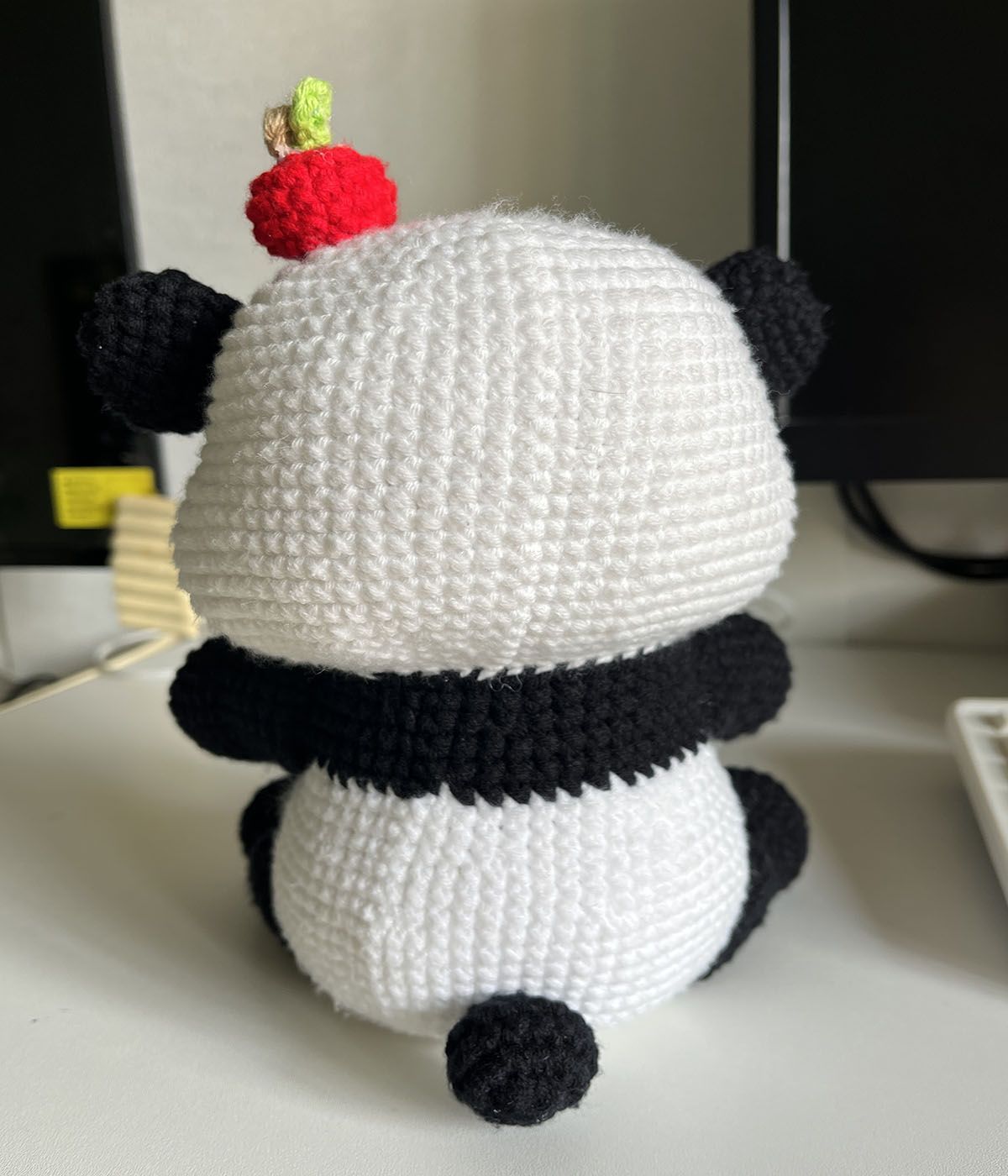 Cute Handmade Crochet Panda - Image 4