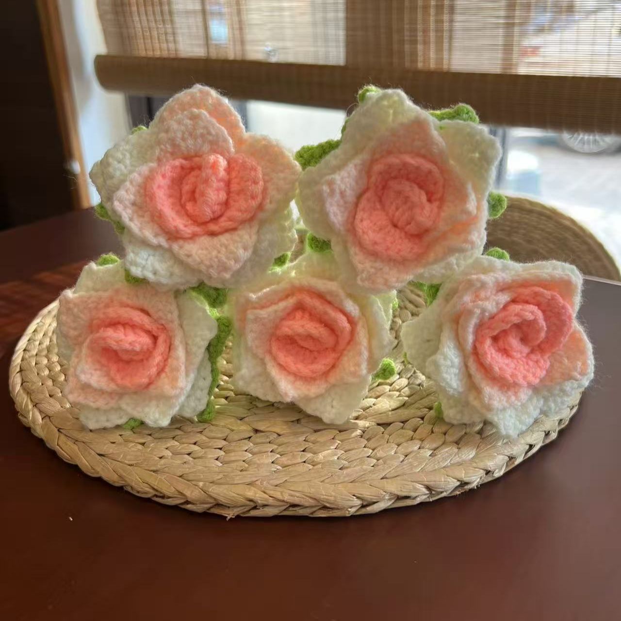 Handmade High-Definition Pointed Rose Bouquet – 13 Color Options (10/20/30/50 Stems) - Image 12