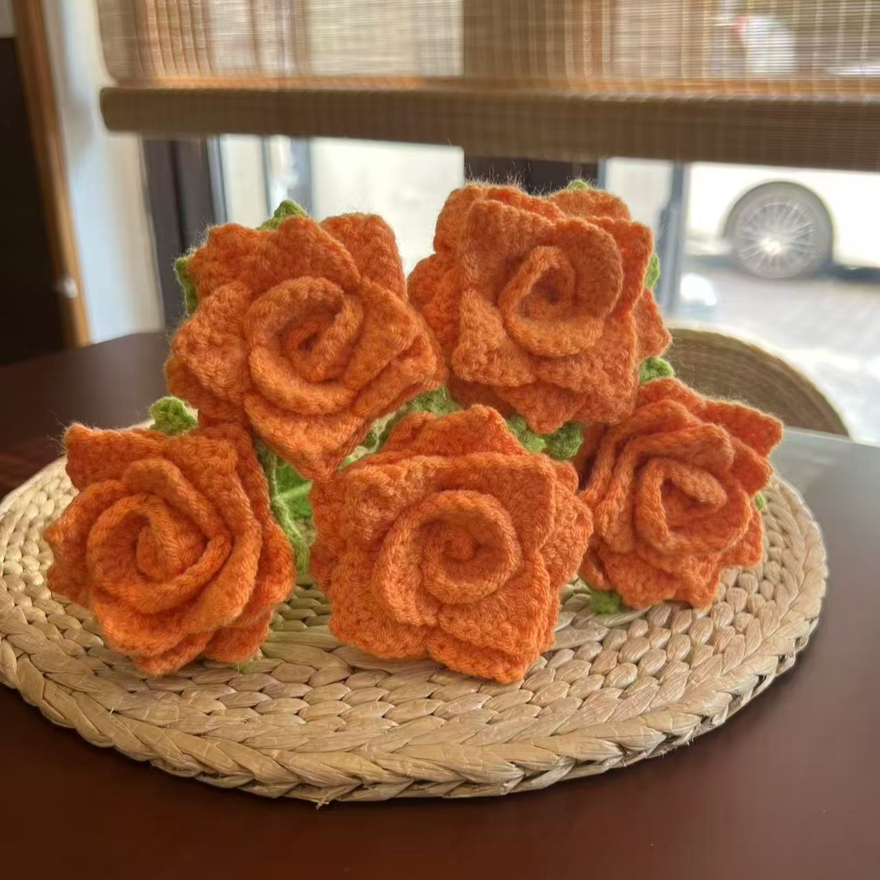 Handmade High-Definition Pointed Rose Bouquet – 13 Color Options (10/20/30/50 Stems) - Image 14