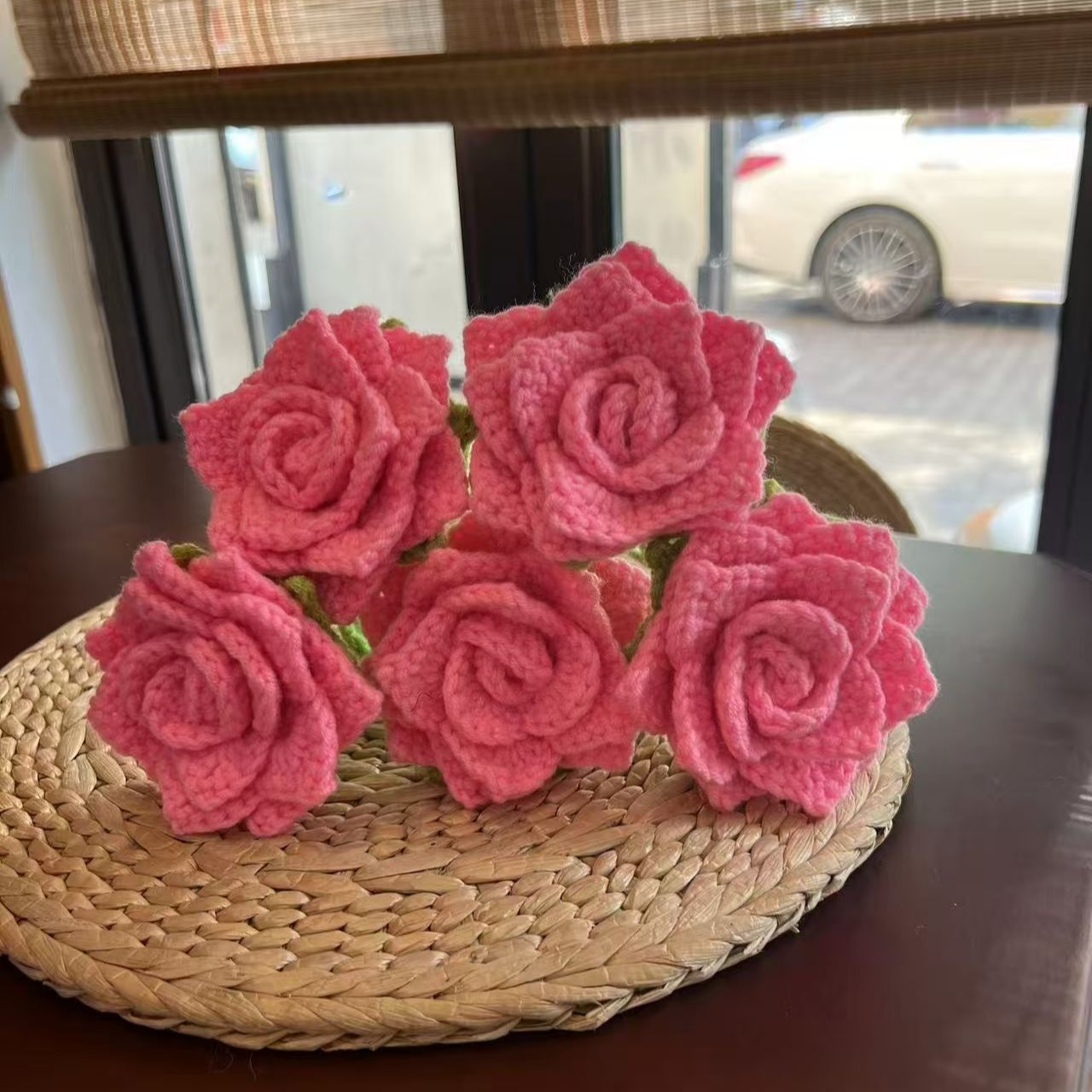 Handmade High-Definition Pointed Rose Bouquet – 13 Color Options (10/20/30/50 Stems) - Image 3