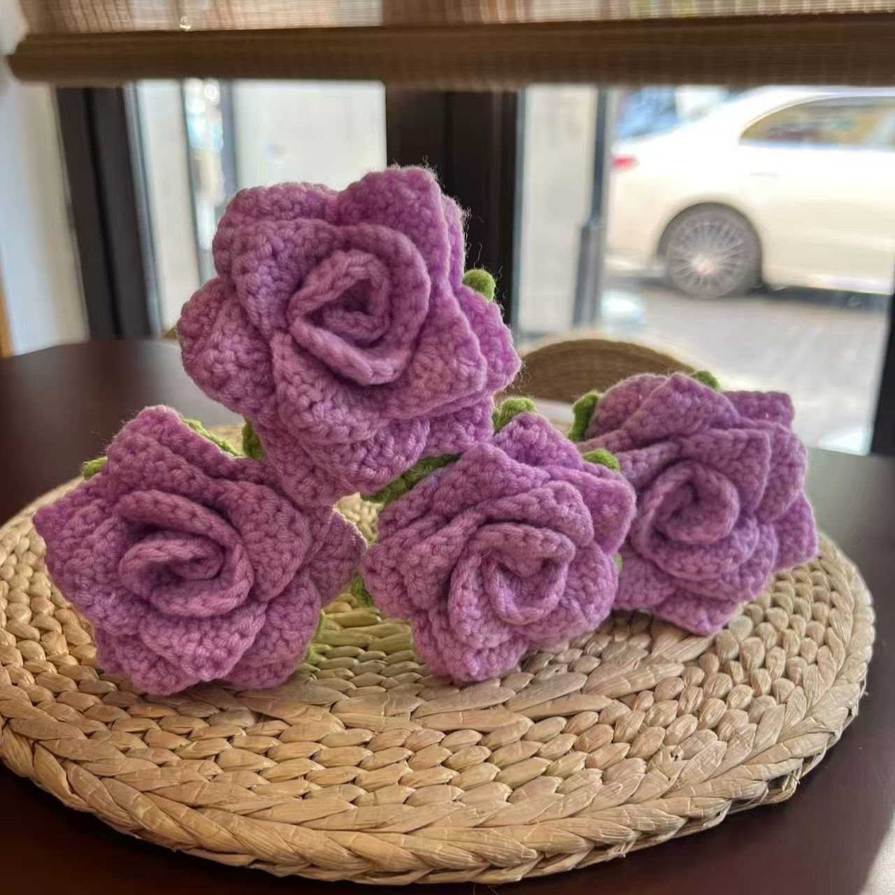 Handmade High-Definition Pointed Rose Bouquet – 13 Color Options (10/20/30/50 Stems) - Image 4