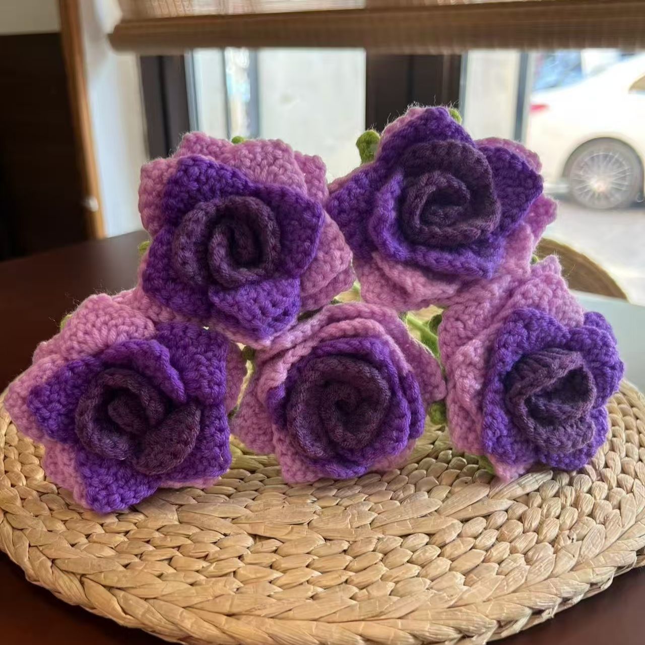 Handmade High-Definition Pointed Rose Bouquet – 13 Color Options (10/20/30/50 Stems) - Image 5