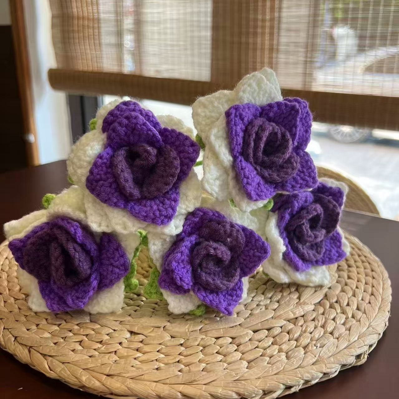 Handmade High-Definition Pointed Rose Bouquet – 13 Color Options (10/20/30/50 Stems) - Image 6
