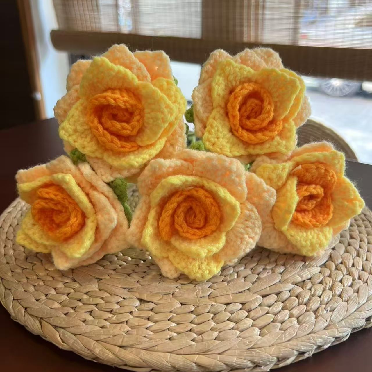 Handmade High-Definition Pointed Rose Bouquet – 13 Color Options (10/20/30/50 Stems) - Image 9