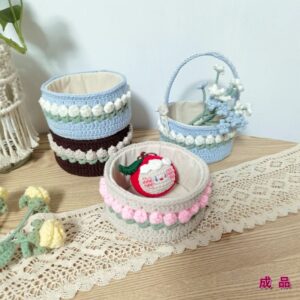 Handmade Crochet Storage Basket
