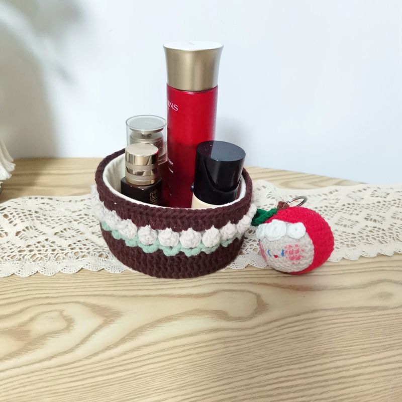 Handmade Crochet Storage Basket - Image 10