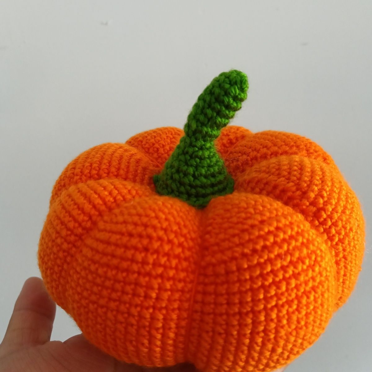 Colorful Handmade Crochet Pumpkin | Soft Knitted Fall Decor - Image 12