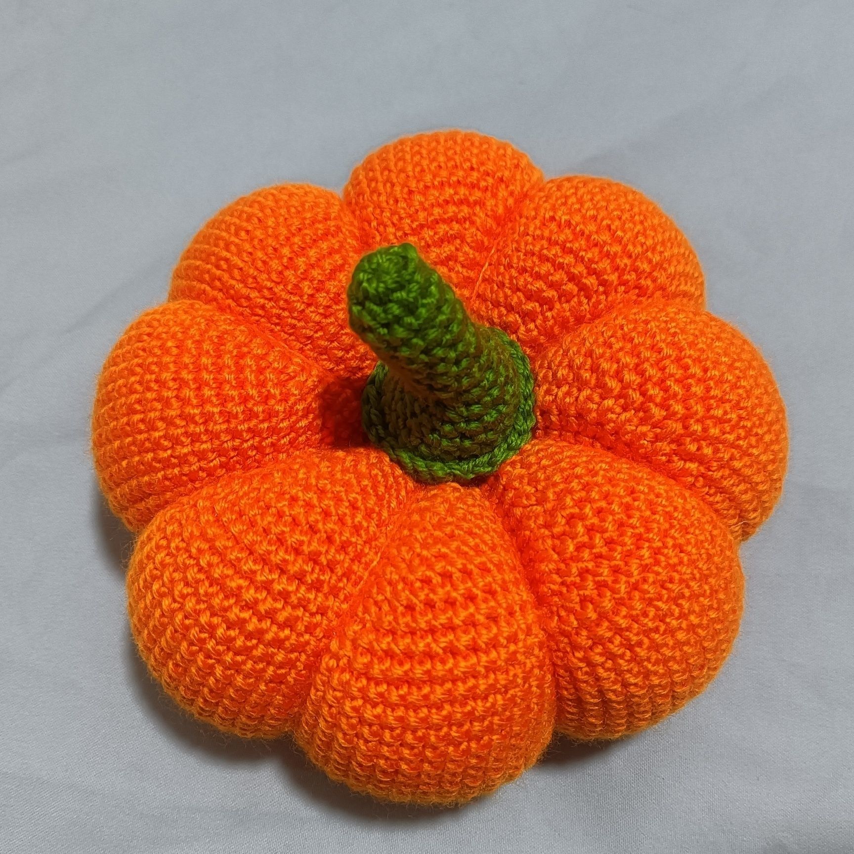 Colorful Handmade Crochet Pumpkin | Soft Knitted Fall Decor - Image 5