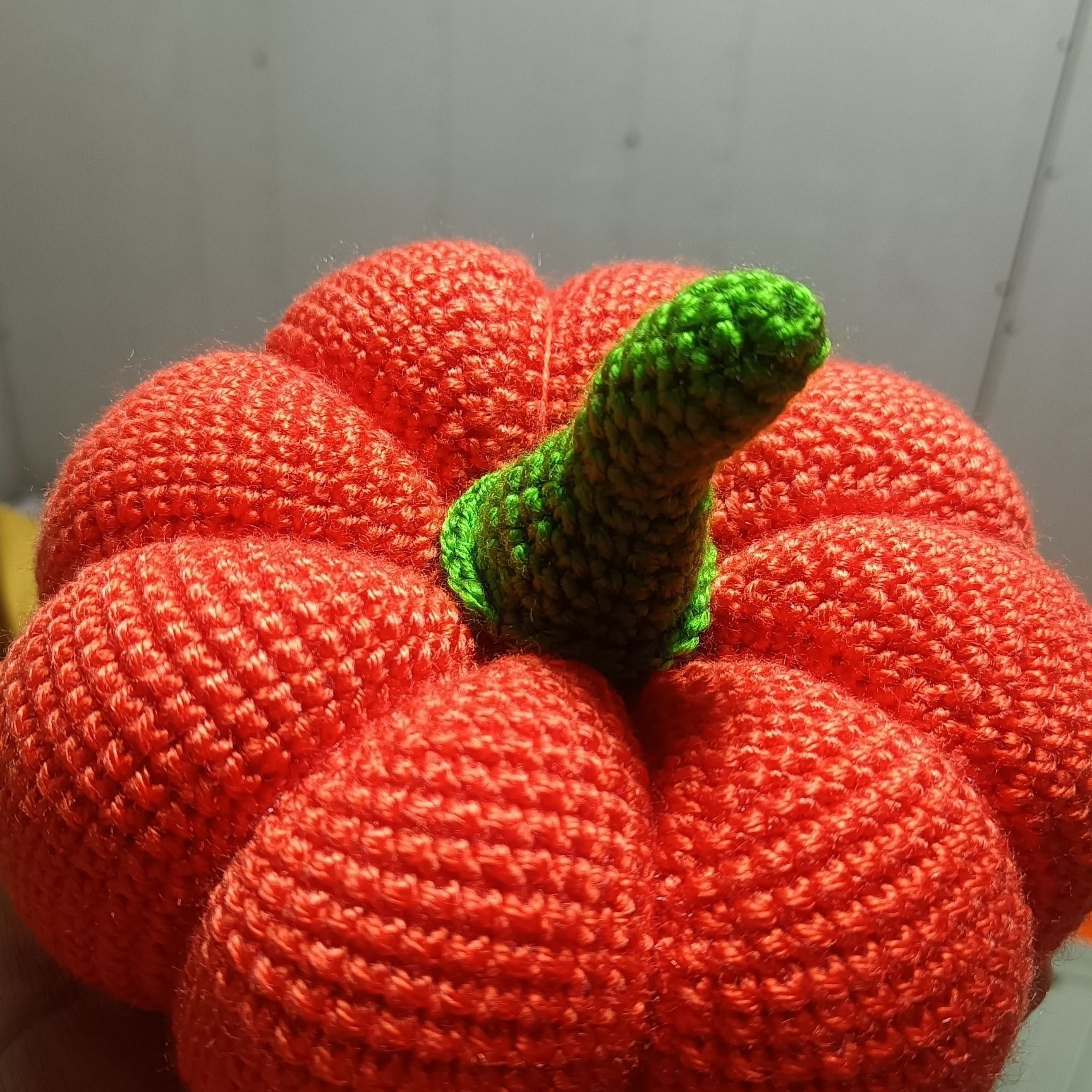 Colorful Handmade Crochet Pumpkin | Soft Knitted Fall Decor - Image 6