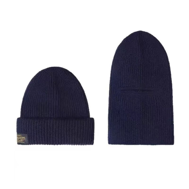 Knitted 2-in-1 Crocheted Ski Mask | Warm Winter Beanie & Face Cover - Image 3