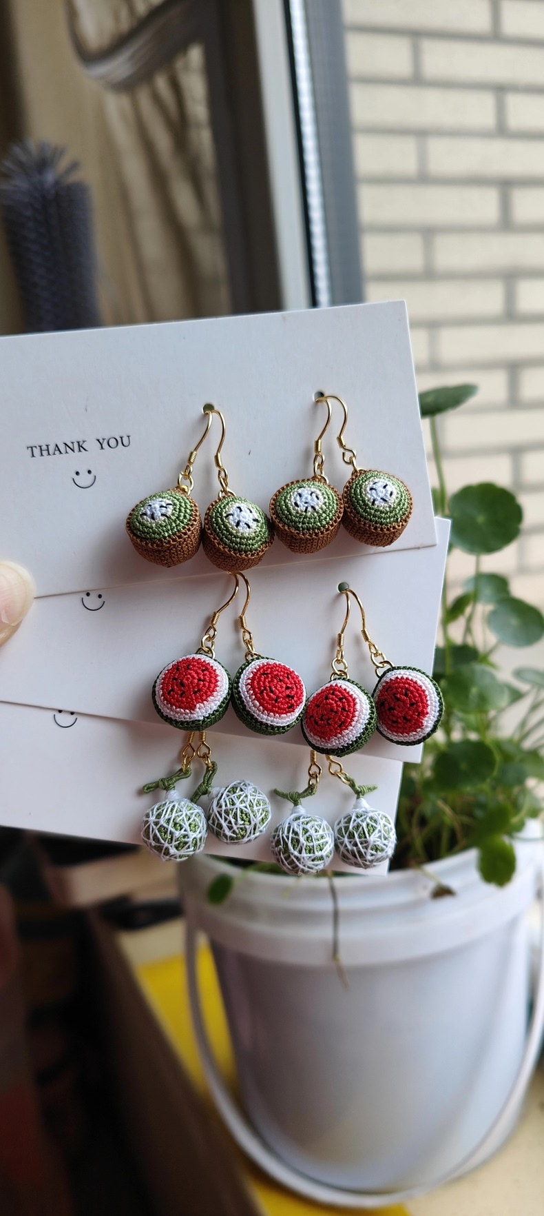 Mini Crochet Fruit | Tiny Handmade Fruit Charms for Earrings & Necklaces | 10 Styles - Image 9